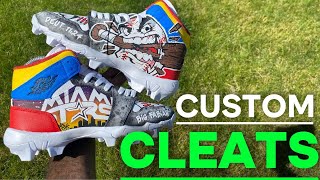 Making Custom CLEATS for FOOTBALL BASEBALL [upl. by Harold]