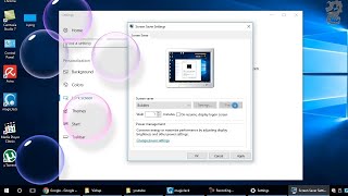 How to Select Bubbles Screensaver in Windows 1011  Easy StepbyStep Guide [upl. by Leamse53]