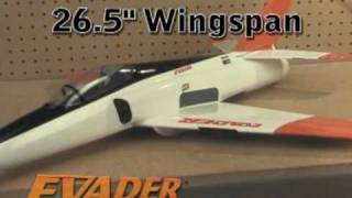 Spotlight ElectriFly Evader ARF RC Ducted Fan Jet [upl. by Rep633]