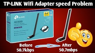 TPLINK Wifi 🛜 Adapter speed Problem Solved  👍 WiFi speed salutations 💯 computer bestpcbuild [upl. by Gunner915]