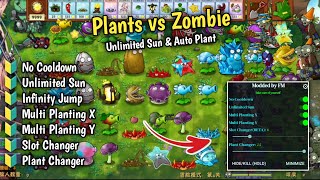 PLANTS VS ZOMBIE FUSION MOD MENU APK UNLOCKED ALL FEATURE NEW UPDATE 2024 [upl. by Eremahs]