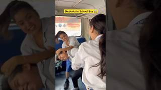 Students and School bus 🚌 shorts ytshorts sejalgabashorts schoollife teacherlife [upl. by Ardnait]