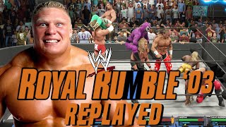 The 2003 Royal Rumble Had The Most Fitting Final 2 Wrestlers [upl. by Ynos847]