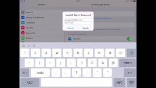 How to sign into an iTunes account on an iPad or iPhone [upl. by Merlina648]