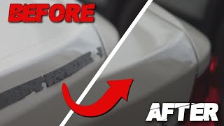 QUICK Way to REMOVE Double Sided Tape Residue from Car [upl. by Carrnan]