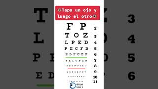 🤓¿Quieres saber si necesitas lentes o gafas de cerca🤓 [upl. by Schlessel]