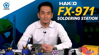 Eye On Hakko  Introducing the NEW Hakko FX971 Soldering Station [upl. by Ennalyrehc]