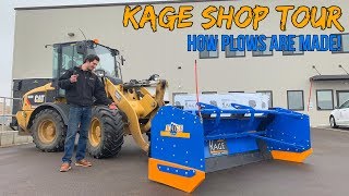 How Snow Plows Are Made  Kage Shop Tour amp New Products [upl. by Jezabel]