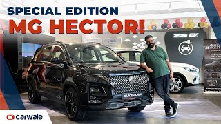 2024 MG Hector Black Storm Walkaround  Black Colour  Special Edition for Rs 21 Lakh [upl. by Inesita]