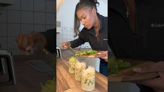 Mealprep Pasta Salat🥹🍝✨ Perfekt für die MITTAGSPAUSE mealprep pasta salat arbeit rezept [upl. by Toddy]