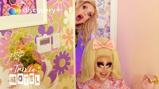 Trixie Shows Katya Around the Motel  Trixie Motel  discovery [upl. by Auqinot354]