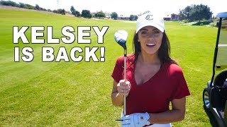 GOLFING WITH KELSEY amp GOLFHOLICS  PART 2 [upl. by Anum]