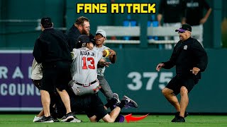 Two Fans Attack Ronald Acuña Jr [upl. by Imyaj359]