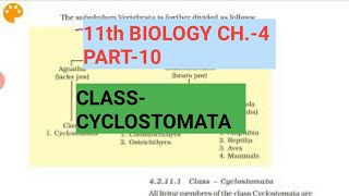 Class 11 BiologyCh4 Part10Class CyclostomataStudy with Farru [upl. by Galloway]