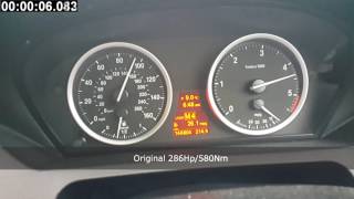 BMW 635d 390Hp800Nm Stage 1 Acceleration 100200 9s [upl. by Ifill675]