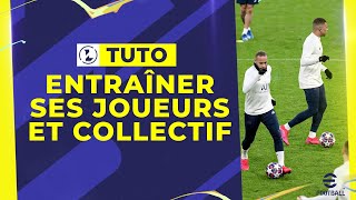 TUTO EFOOTBALL comment entrainer ses joueurs  monter leurs stats et collectif [upl. by Ellekcim]