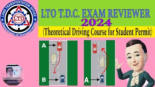 LTO TDC EXAM REVIEWER 2024 FOR STUDENT PERMIT TAGALOG [upl. by Liew]