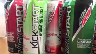 Mtn Dew Kickstart® Entire Lineup BURPING ALERT [upl. by Leihcar]