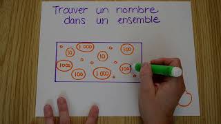 Mathématique  trouver un nombre dans un ensemble u d c um [upl. by Miru]