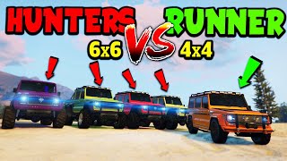 4 Dubsta 6x6 VS Dubsta  GTA Manhunt [upl. by Kammerer436]