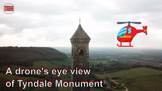 DuBEnG William Tyndale Monument Hill Walk Quadcopter Footage North Nibley South Gloucestershire UK [upl. by Enirrok]