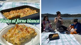 PASTA AL FORNO BIANCA CON ZUCCHINE PISELLI E PROSCIUTTO COTTO [upl. by Hiamerej]