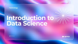 Introduction to Data Science [upl. by Hieronymus425]