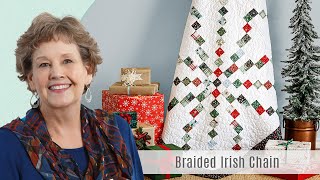 How to Make a Braided Irish Chain Quilt  Free Project Tutorial [upl. by Aiekahs318]