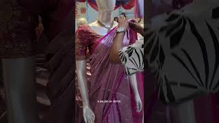 How to arrange cheast Pleating perfectly drapingsaree sareewearing fashion draping fashion [upl. by Ssor405]