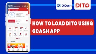 How to Load DITO SIM Card using GCash App 2024 [upl. by Lunna]