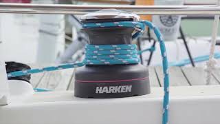 Harken Radial Winch  Powering your self tailing winches  2020 MAURIPRO Virtual Boat Show [upl. by Tnerb817]