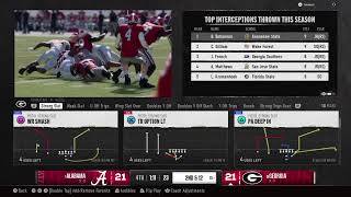 CFB 25 Heisman Hopefuls S2 UGA vs Alabama [upl. by Acirdna977]