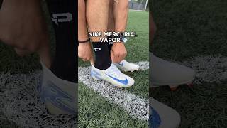 Laçage de la nouvelle Nike MERCURIAL VAPOR 💨 nike nikefootball crampons football [upl. by Ahsiekahs494]