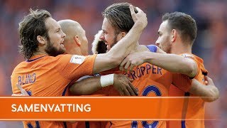 Highlights Nederland  Bulgarije 392017 [upl. by Adyl800]