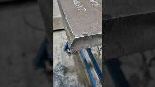 Degaussing of a steel plate to eliminate magnetic adhesion of steel dust [upl. by Nyrat468]