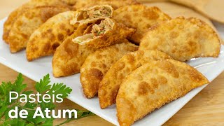 Pastéis de Massa Tenra com Atum  Receita Muito Fácil [upl. by Jephum658]