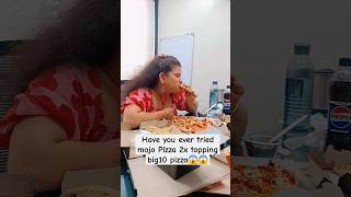 Have you ever Tried Mojo Pizzas 2X Topping Big 10 Pizza😱😰 shorts [upl. by Assenat]