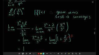 Infinite series  Limit comparison test [upl. by Annawot]