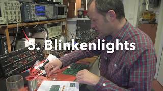 Gigatron Assembly  part 7  blinkenlights [upl. by Kissiah]