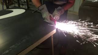 First Metal Art with Eastwood VersaCut 40 Plasma Cutter [upl. by Clauddetta]