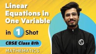 Linear Equations in One Variable in One Shot  Maths  Class 8th  Umang  Physics Wallah [upl. by Naitsabas164]