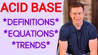 Acid Base Definitions Trends and Equations [upl. by Proud]