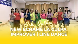 NEW ECHAME LA CULPA  IMPROVER  LINE DANCE  SOKA GAKKAI [upl. by Anoerb]