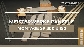 MeisterWerke Wandpaneele SP 300150wie ein Profi montieren [upl. by Eniawed]