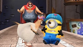 Despicable Me Minion Rush  Mel Minion With I Love Gru Hat Vs El Macho [upl. by Assenahs]