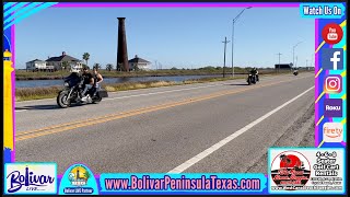 Lone Star Rally Weekend Galveston Weather On Bolivar And 27 Miles Of Beachfront [upl. by Aikemahs]