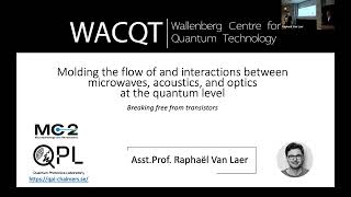 Molding the flow of and interactions between microwaves acoustics and optics at the quantum level [upl. by Maggi924]