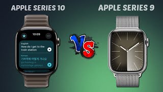 Apple Series 10 Vs Apple Series 9🔥 smartwatch [upl. by Gaudet906]