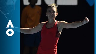 Match point Halep locks in semifinal spot QF  Australian Open 2018 [upl. by Yared]