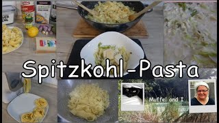 Spitzkohl  Pasta SpitzkohlNudelpfanne mit selbstgemachten Bandnudeln aus dem Pastamaker [upl. by Karin]